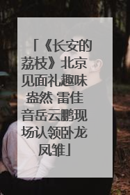 《长安的荔枝》北京见面礼趣味盎然 雷佳音岳云鹏现场认领卧龙凤雏