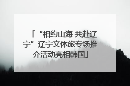 “相约山海 共赴辽宁”辽宁文体旅专场推介活动亮相韩国