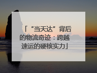 “当天达”背后的物流奇迹：跨越速运的硬核实力