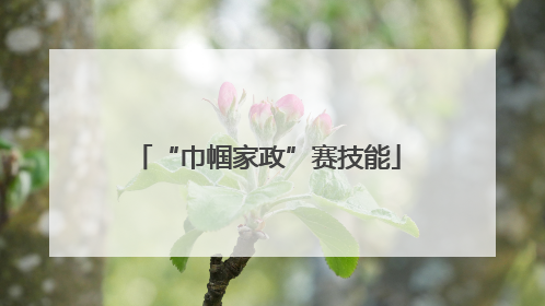 “巾帼家政”赛技能