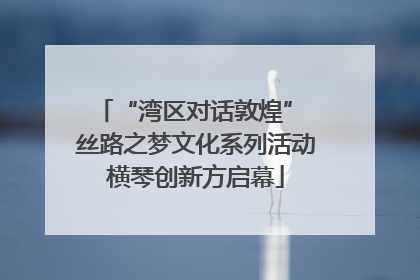 “湾区对话敦煌” 丝路之梦文化系列活动横琴创新方启幕