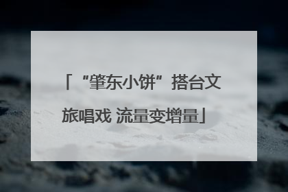 “肇东小饼”搭台文旅唱戏 流量变增量