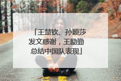 王楚钦、孙颖莎发文感谢，王励勤总结中国队表现