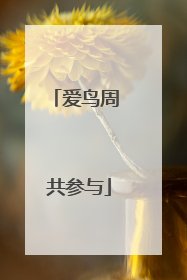 爱鸟周 共参与