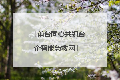 甬台同心共织台企智能急救网
