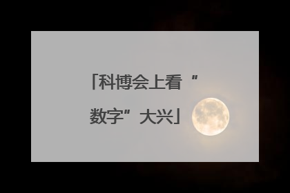 科博会上看“数字”大兴