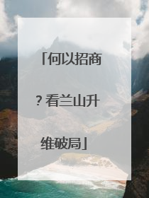 何以招商？看兰山升维破局