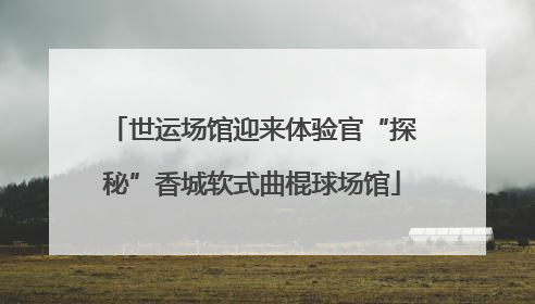 世运场馆迎来体验官“探秘”香城软式曲棍球场馆