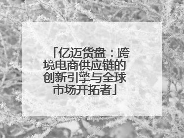 亿迈货盘：跨境电商供应链的创新引擎与全球市场开拓者