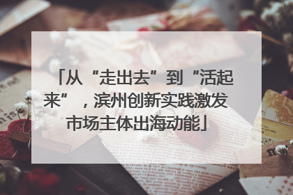 从“走出去”到“活起来”，滨州创新实践激发市场主体出海动能