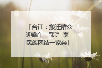 台江：搬迁群众迎端午 “粽”享民族团结一家亲