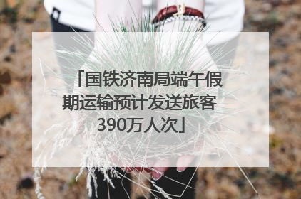国铁济南局端午假期运输预计发送旅客390万人次