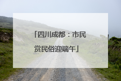 四川成都：市民赏民俗迎端午