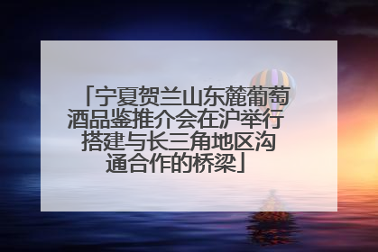 宁夏贺兰山东麓葡萄酒品鉴推介会在沪举行 搭建与长三角地区沟通合作的桥梁