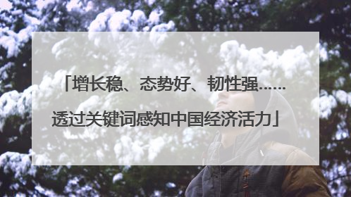 增长稳、态势好、韧性强……透过关键词感知中国经济活力