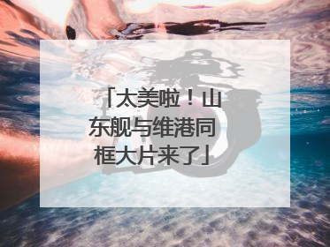 太美啦！山东舰与维港同框大片来了
