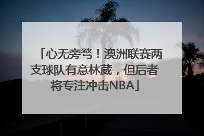 心无旁骛！澳洲联赛两支球队有意林葳，但后者将专注冲击NBA