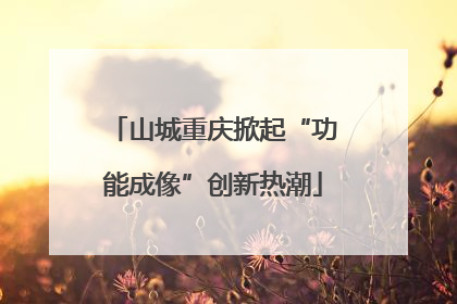 山城重庆掀起“功能成像”创新热潮