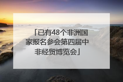 已有48个非洲国家报名参会第四届中非经贸博览会
