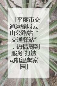 平度市交通运输局云山公路站“交通驿站”：热情周到服务 打造司机温馨家园