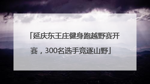 延庆东王庄健身跑越野赛开赛，300名选手竞逐山野