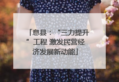 息县：“三力提升”工程 激发民营经济发展新动能