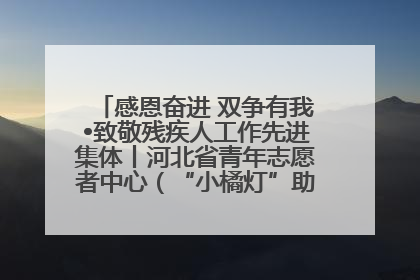 感恩奋进 双争有我•致敬残疾人工作先进集体丨河北省青年志愿者中心（“小橘灯”助残接力计划实施团队）：用温暖陪伴，守护特殊孩子成长
