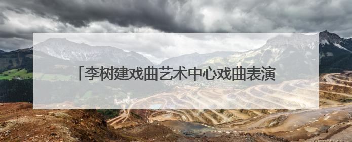 李树建戏曲艺术中心戏曲表演进修班在中国戏曲学院开班