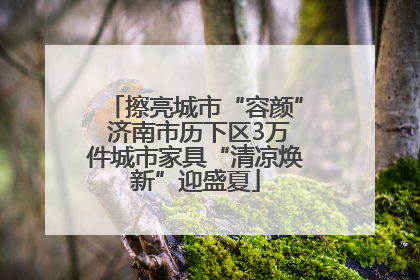 擦亮城市“容颜” 济南市历下区3万件城市家具“清凉焕新”迎盛夏