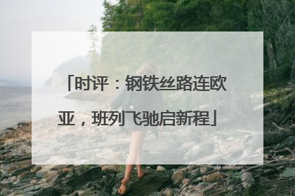 时评：钢铁丝路连欧亚，班列飞驰启新程