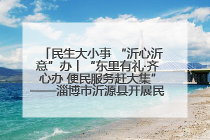 民生大小事 “沂心沂意”办丨“东里有礼·齐心办 便民服务赶大集”——淄博市沂源县开展民生政策宣传活动