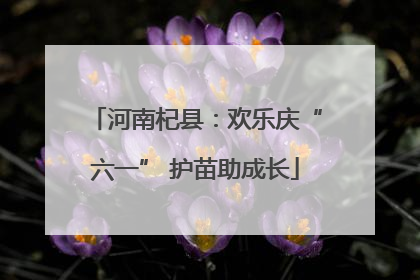 河南杞县：欢乐庆“六一” 护苗助成长