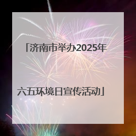 济南市举办2025年六五环境日宣传活动