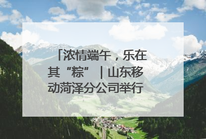 浓情端午，乐在其“粽”｜山东移动菏泽分公司举行端午节主题活动