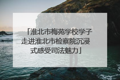 淮北市梅苑学校学子走进淮北市检察院沉浸式感受司法魅力
