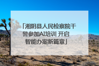 湘阴县人民检察院干警参加AI培训 开启智能办案新篇章