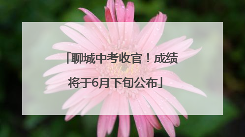聊城中考收官！成绩将于6月下旬公布