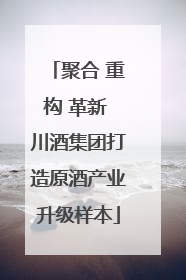聚合 重构 革新 川酒集团打造原酒产业升级样本