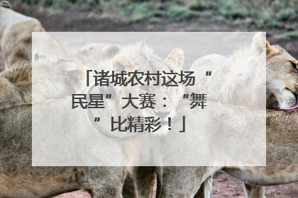 诸城农村这场“民星”大赛：“舞”比精彩！