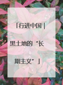 行进中国｜黑土地的“长期主义”