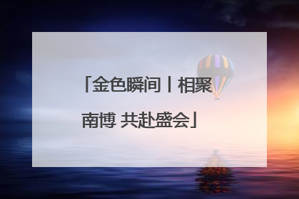 金色瞬间丨相聚南博 共赴盛会