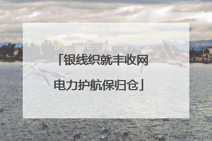 银线织就丰收网 电力护航保归仓