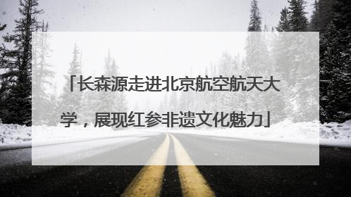 长森源走进北京航空航天大学，展现红参非遗文化魅力