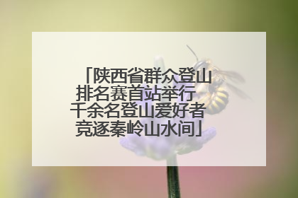 陕西省群众登山排名赛首站举行 千余名登山爱好者竞逐秦岭山水间