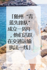 随州“青蓝先锋队”成立一周年，他们活跃在交通运输执法一线