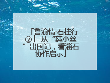鲁渝情·石柱行② ︳从“莼小丝”出国记，看淄石协作启示