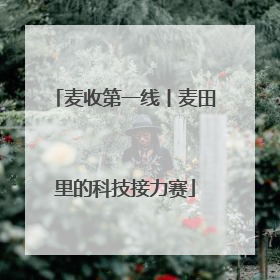 麦收第一线丨麦田里的科技接力赛