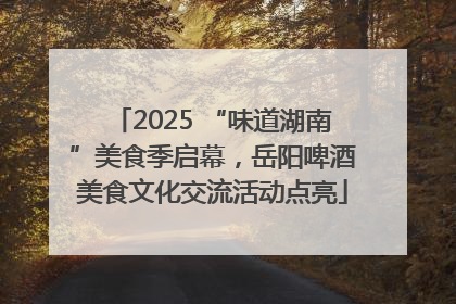 2025 “味道湖南”美食季启幕，岳阳啤酒美食文化交流活动点亮