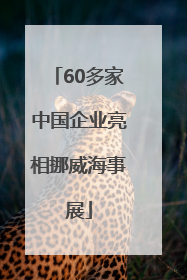 60多家中国企业亮相挪威海事展